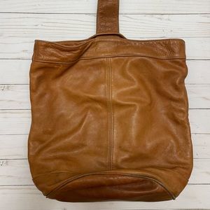 Vintage Sven Design Brown Leather Sling Bag